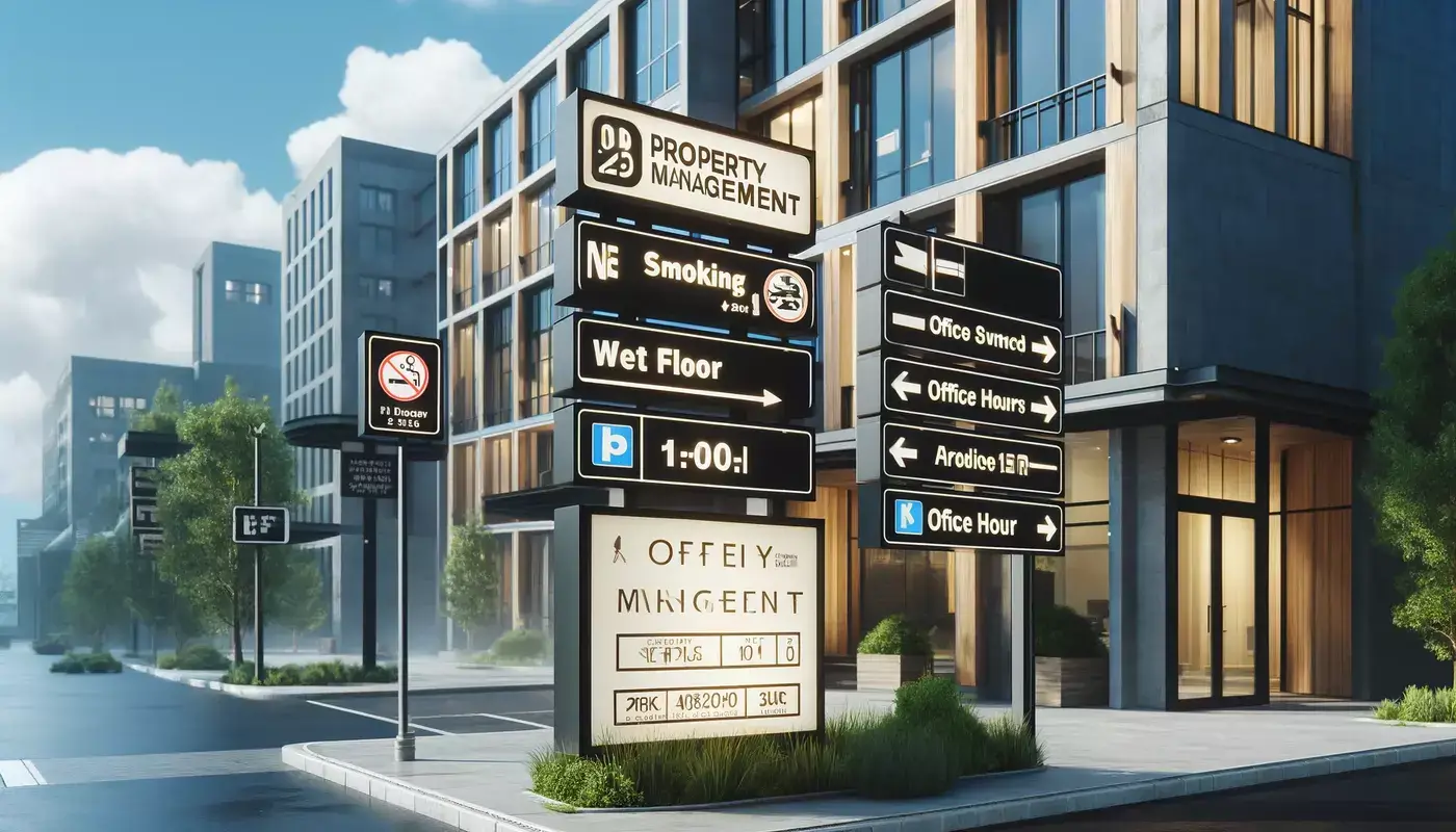 property management signs