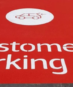 asphalt parking signs dubai