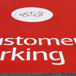 asphalt parking signs dubai