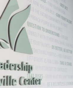 Backlit dimensional lettering