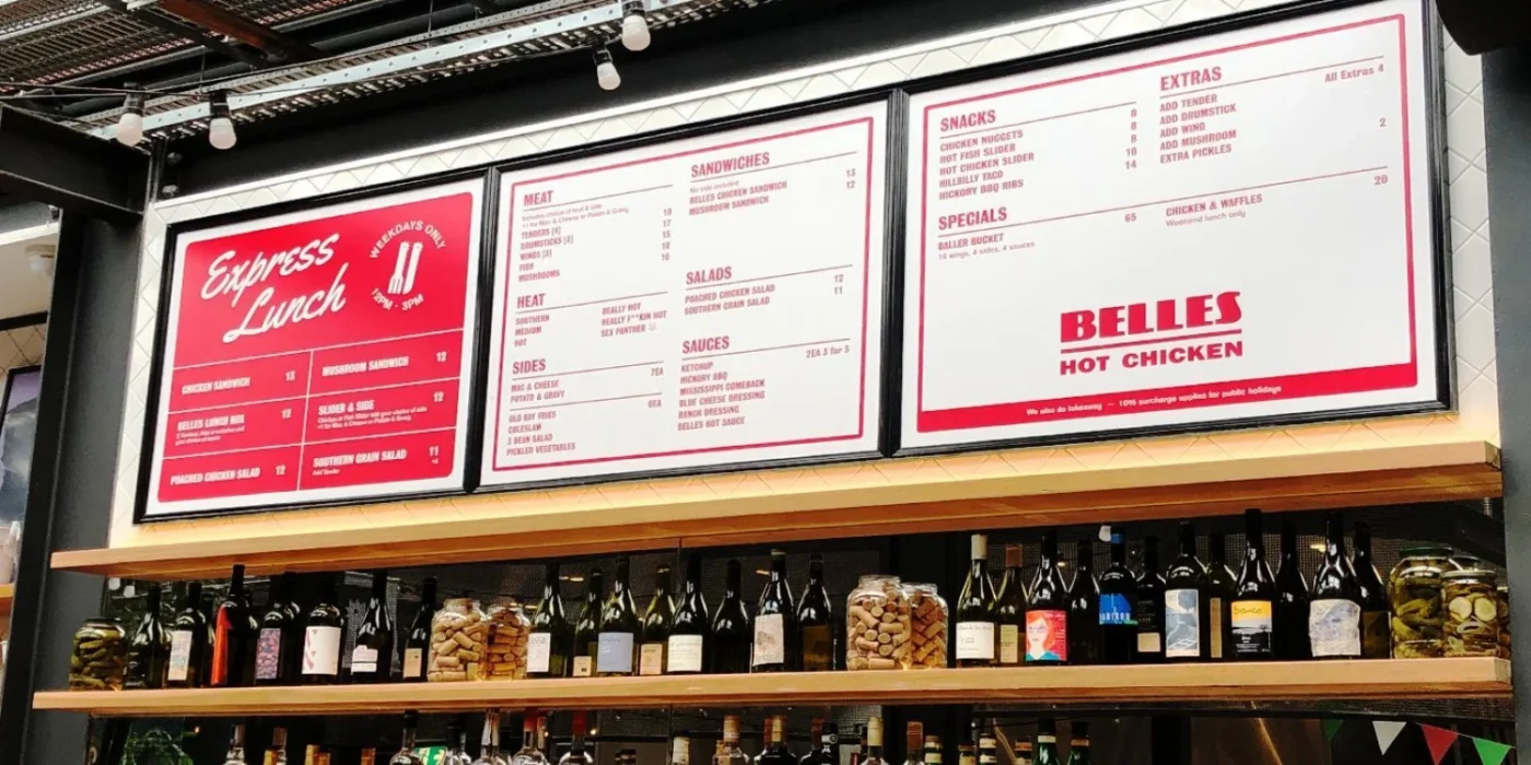 best menu board solutions dubai