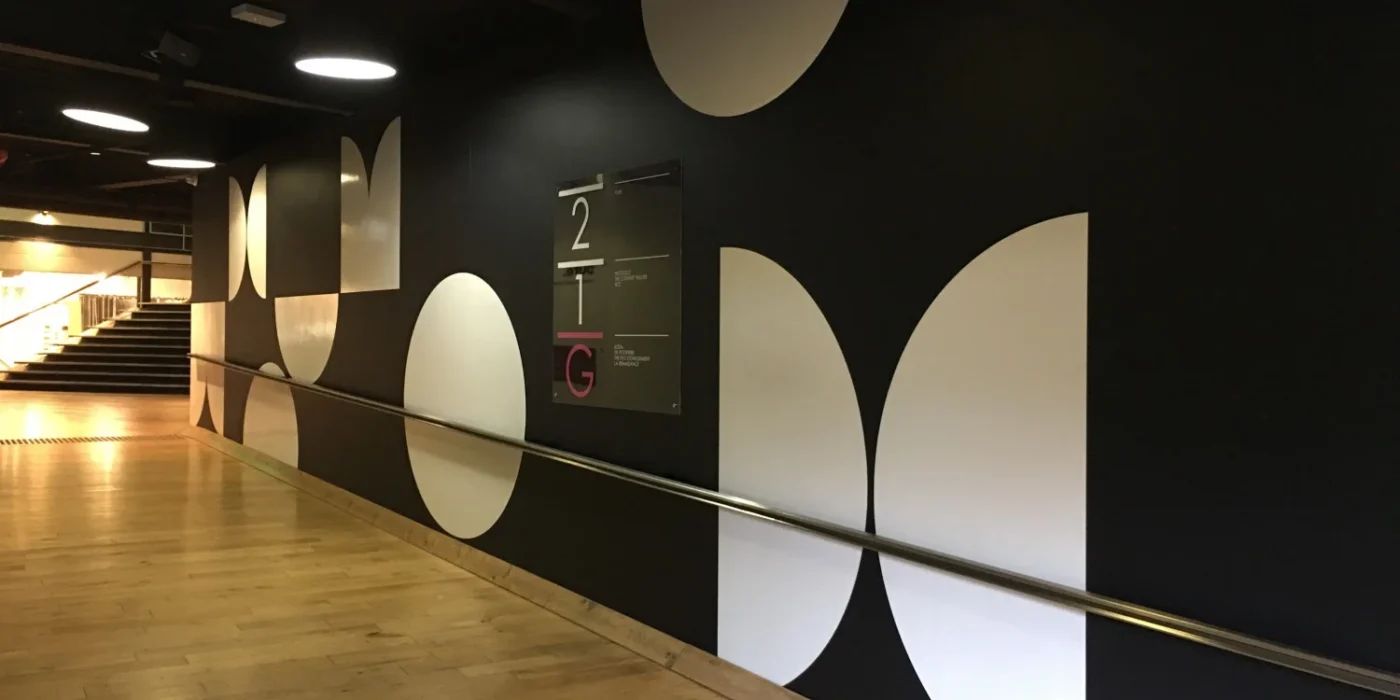 building wayfinding signs