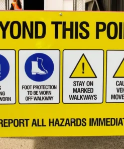 construction safety signs dubai