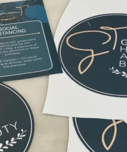 custom floor stickers Dubai