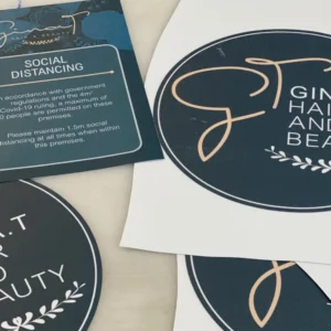 custom floor stickers Dubai