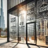custom window lettering