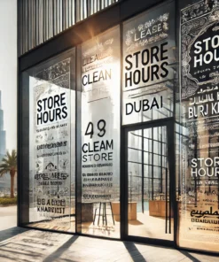 custom window lettering