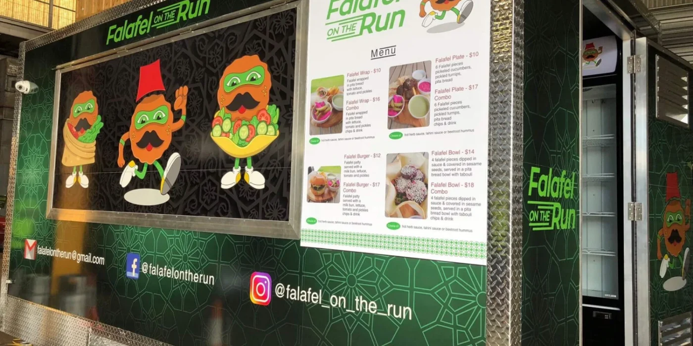 interactive digital menu boards for food trucks uae