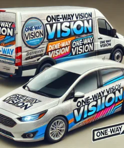One Way Vision Signs for Vehicles Dubai | Al Burooj Advertising