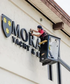 Outdoor signage repair UAE
