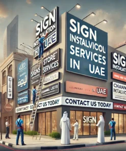 sign installation services