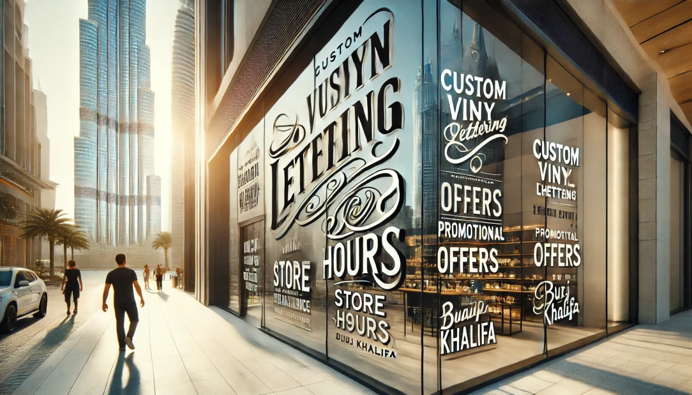 vinyl lettering