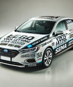vinyl lettering car wrap