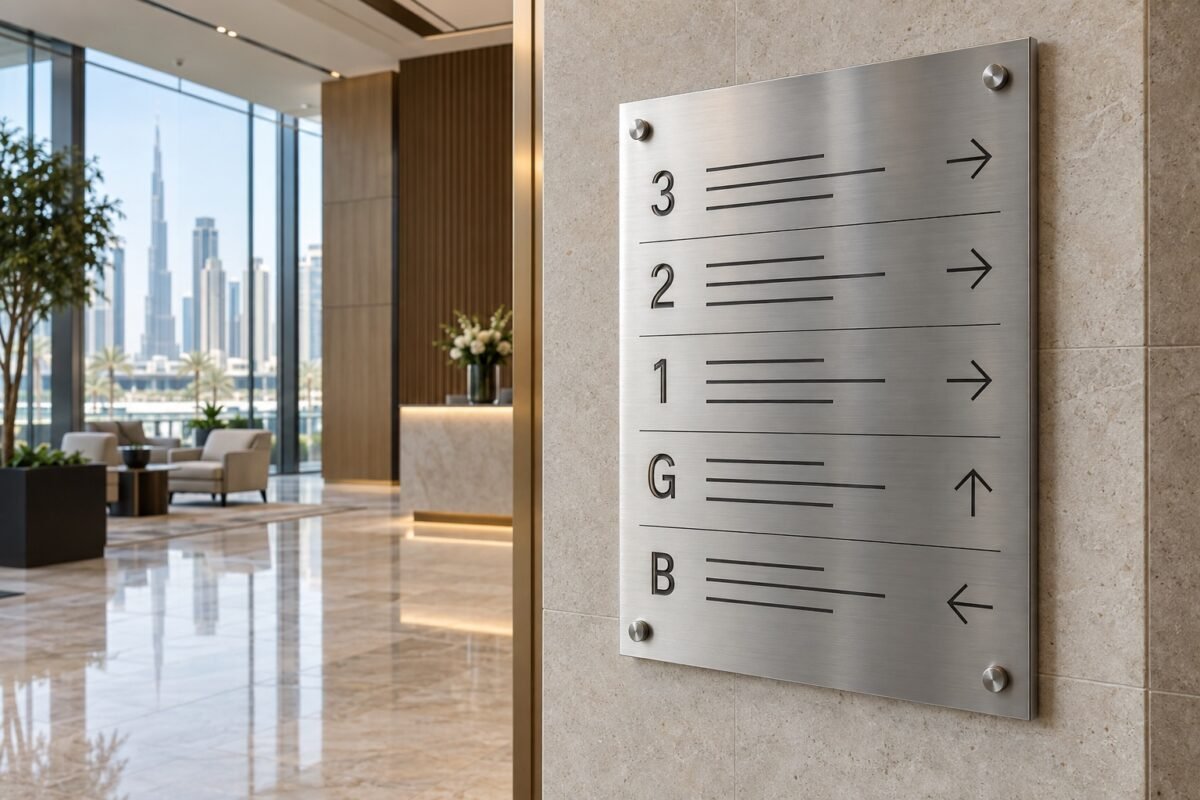 engraved & ada-specified signs 4 engraved sign example, dubai