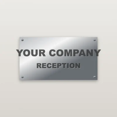 Engraved Metal Sign