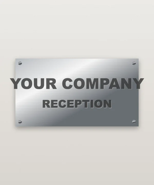 Engraved Metal Sign