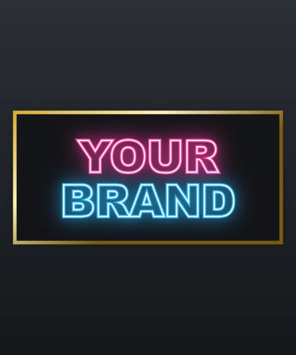 Acrylic Faux Neon Sign