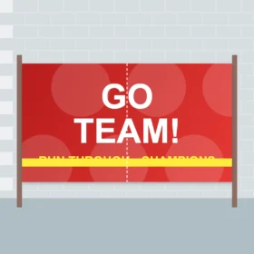 Breakaway Fabric Banner