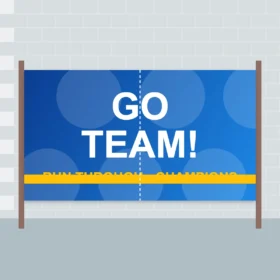 Breakaway Vinyl Banner
