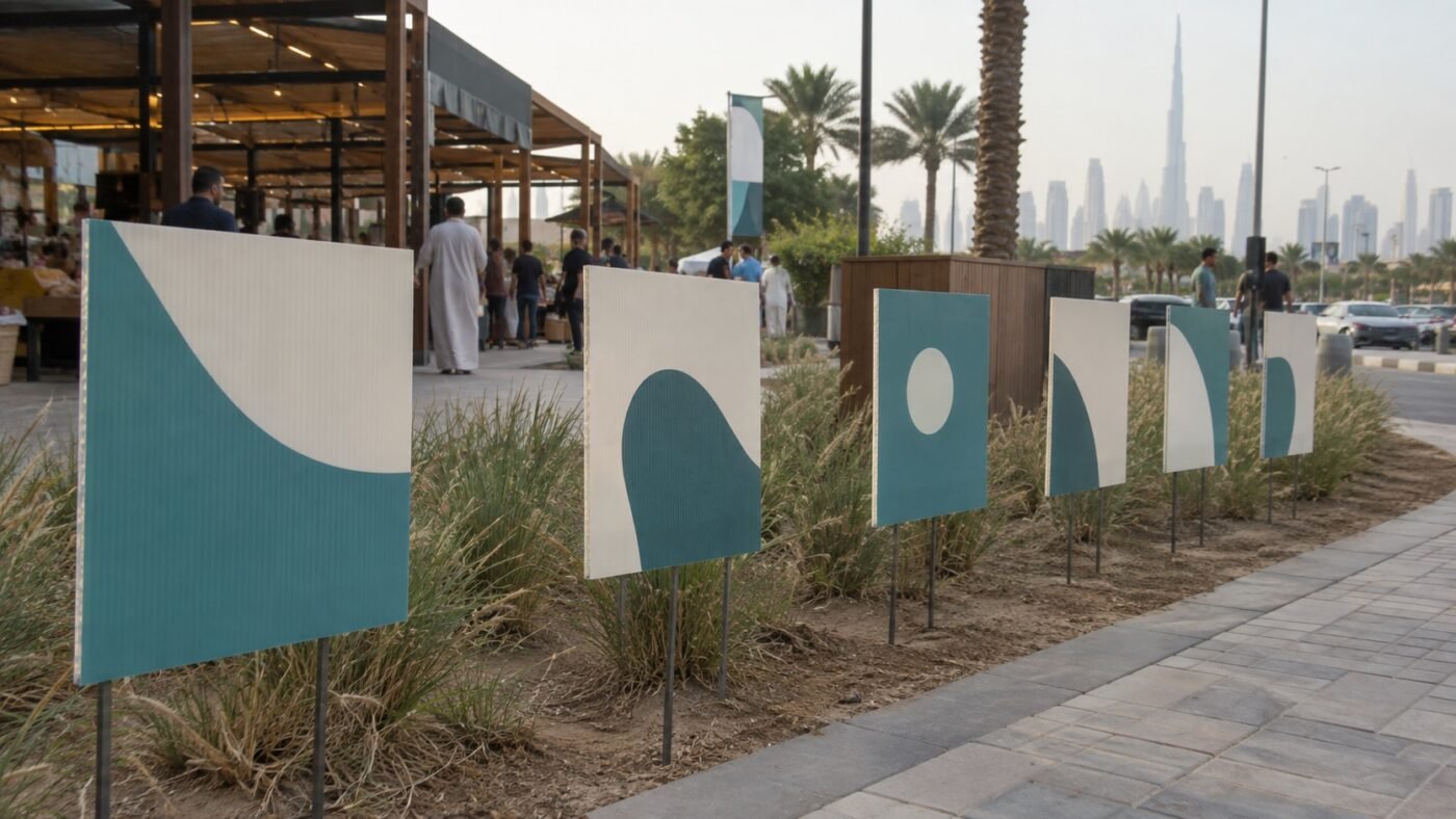 coroplast signs 5 coroplast sign example, dubai