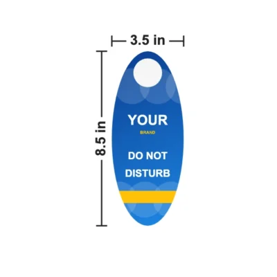 Oval Door Hanger 3.5 x 8.5 in