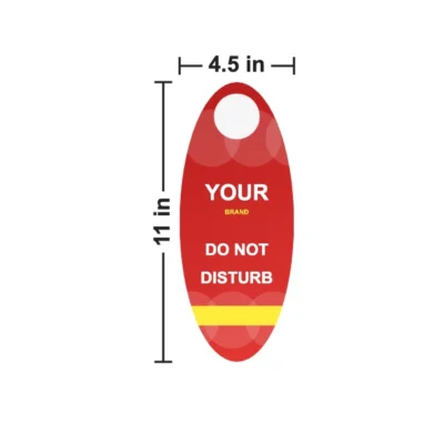 Oval Door Hanger 4.5 x 11 in