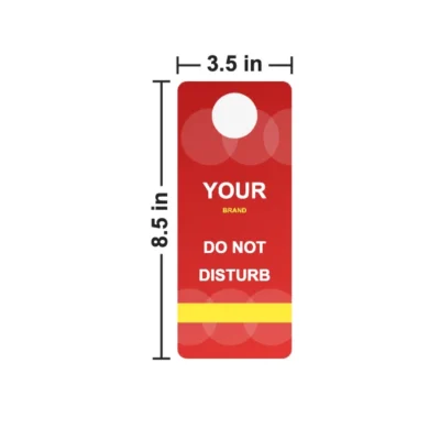 Rectangle Door Hanger 3.5 x 8.5 in