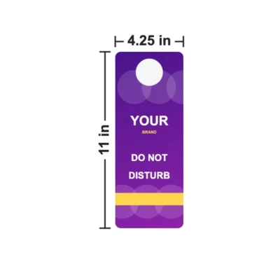 Rectangle Door Hanger 4.25 x 11 in