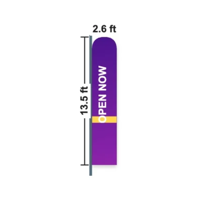 Blade Flag 2.6 x 13.5 ft