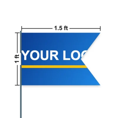 Burgee Flag 1.5 x 1 ft