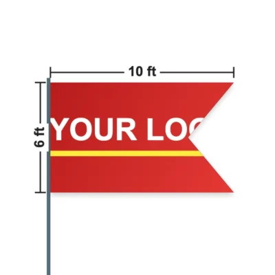 Burgee Flag 10 x 6 ft