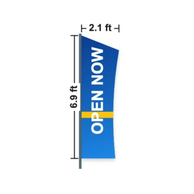 Concave Flag 2.1 x 6.9 ft