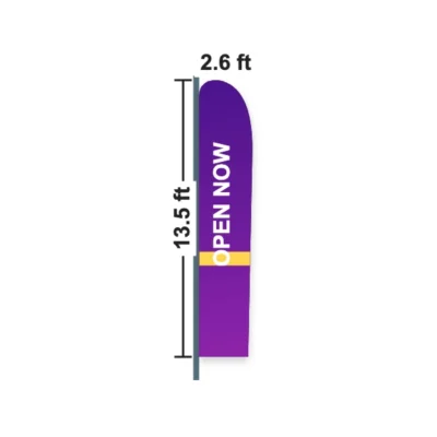 Feather Flag 2.6 x 13.5 ft