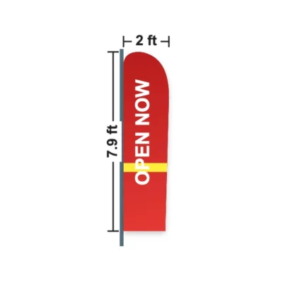 Feather Flag 2 x 7.9 ft