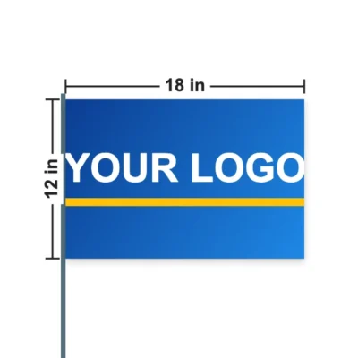 Custom Car Flag 18 x 12 in