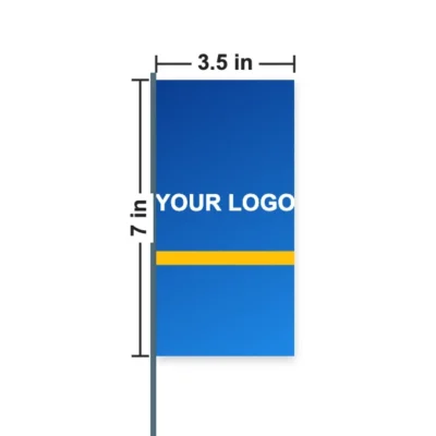 Polyester Mini Desk Flag 3.5 x 7 in