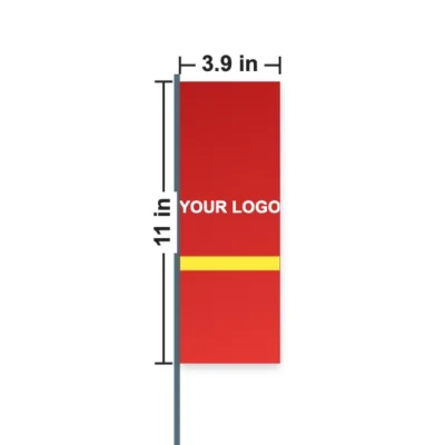 Polyester Mini Desk Flag 3.9 x 11 in