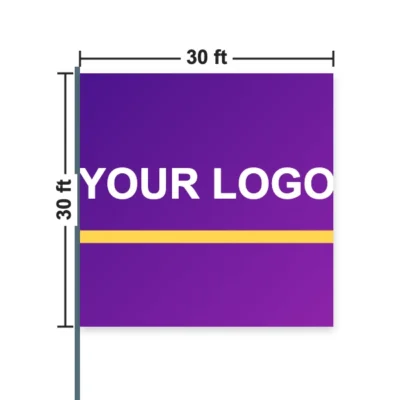 Custom Crowd Flag 30 x 30 ft