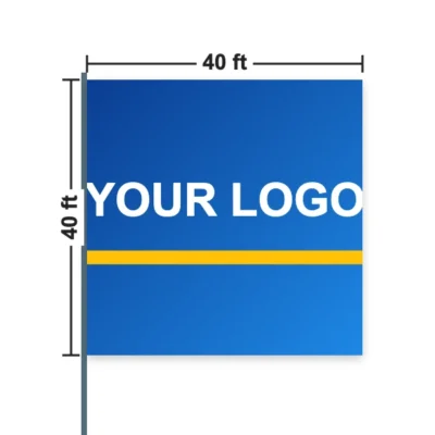 Custom Crowd Flag 40 x 40 ft