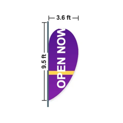 Teardrop Flag 3.6 x 9.5 ft