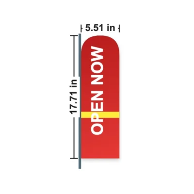 Custom Desk Flag 5.51 x 17.71 in