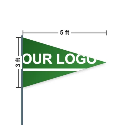 Triangle Flag 5 x 3 ft