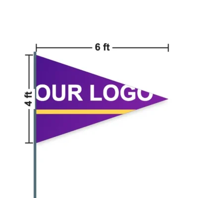 Triangle Flag 6 x 4 ft