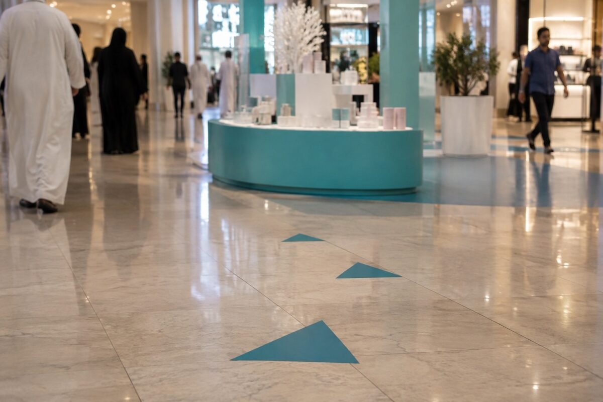 floor graphics & decals 6 floor sticker example, dubai