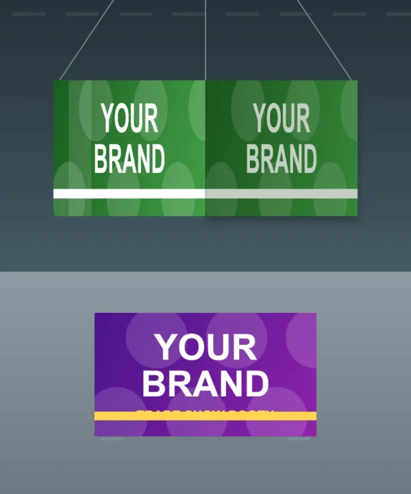 Curved Square Hanging Sign