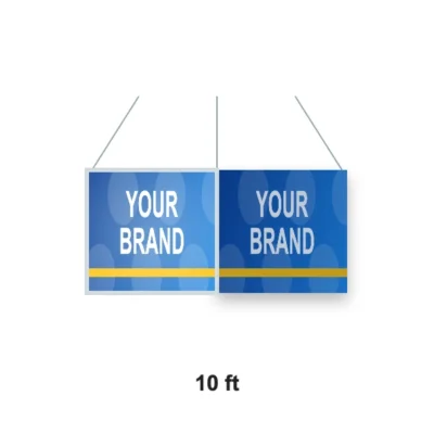 Backlit Hanging Sign 10 ft across