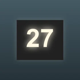 House number laser