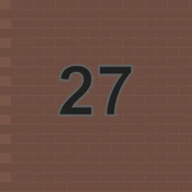 House number plain