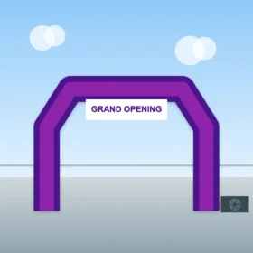 Inflatable Angled Arch
