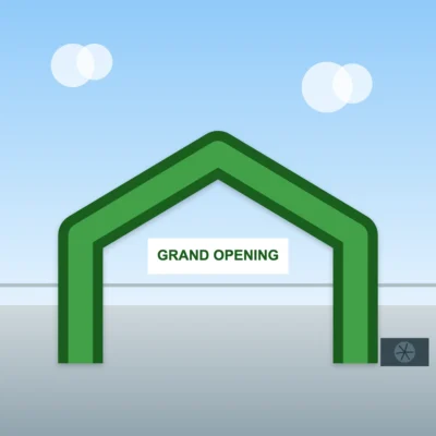 Inflatable Apex Arch